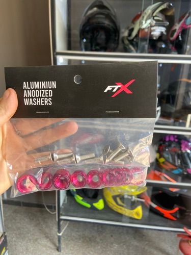Arandela anodizada Fucsia