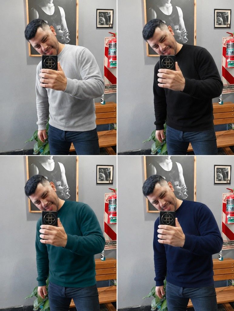 Buzo cuello redondo