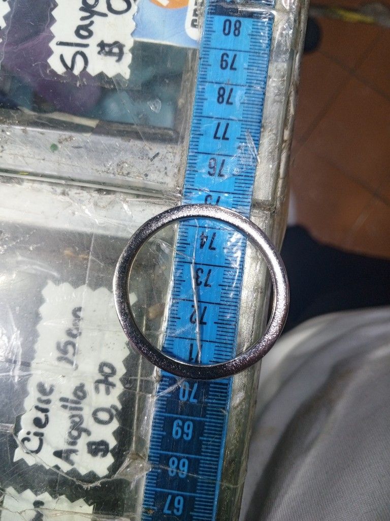 Aro plano  corrugado