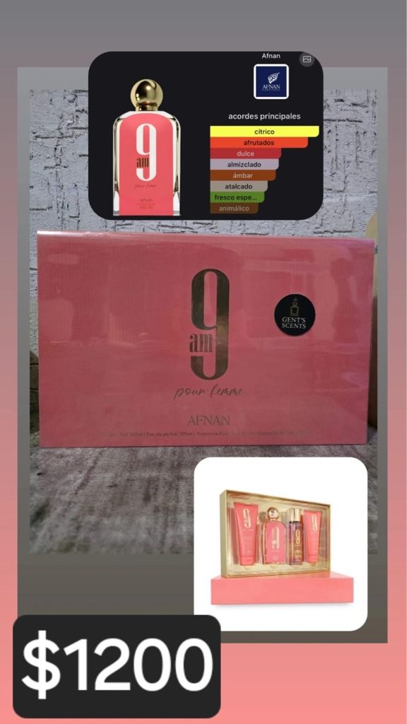 Afnan 9am Pour Femme Set