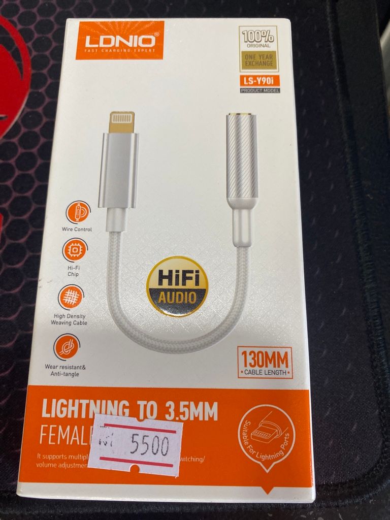 Adaptador LNDIO iPhone-3.5mm