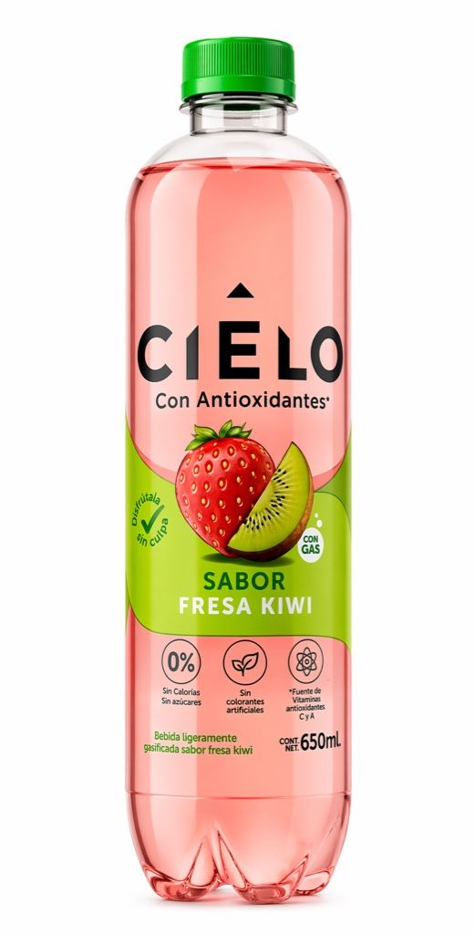 Agua Cielo Fresa y Kiwi