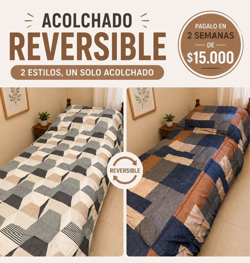 ACOLCHADO 1 1/2 ECONÓMICO