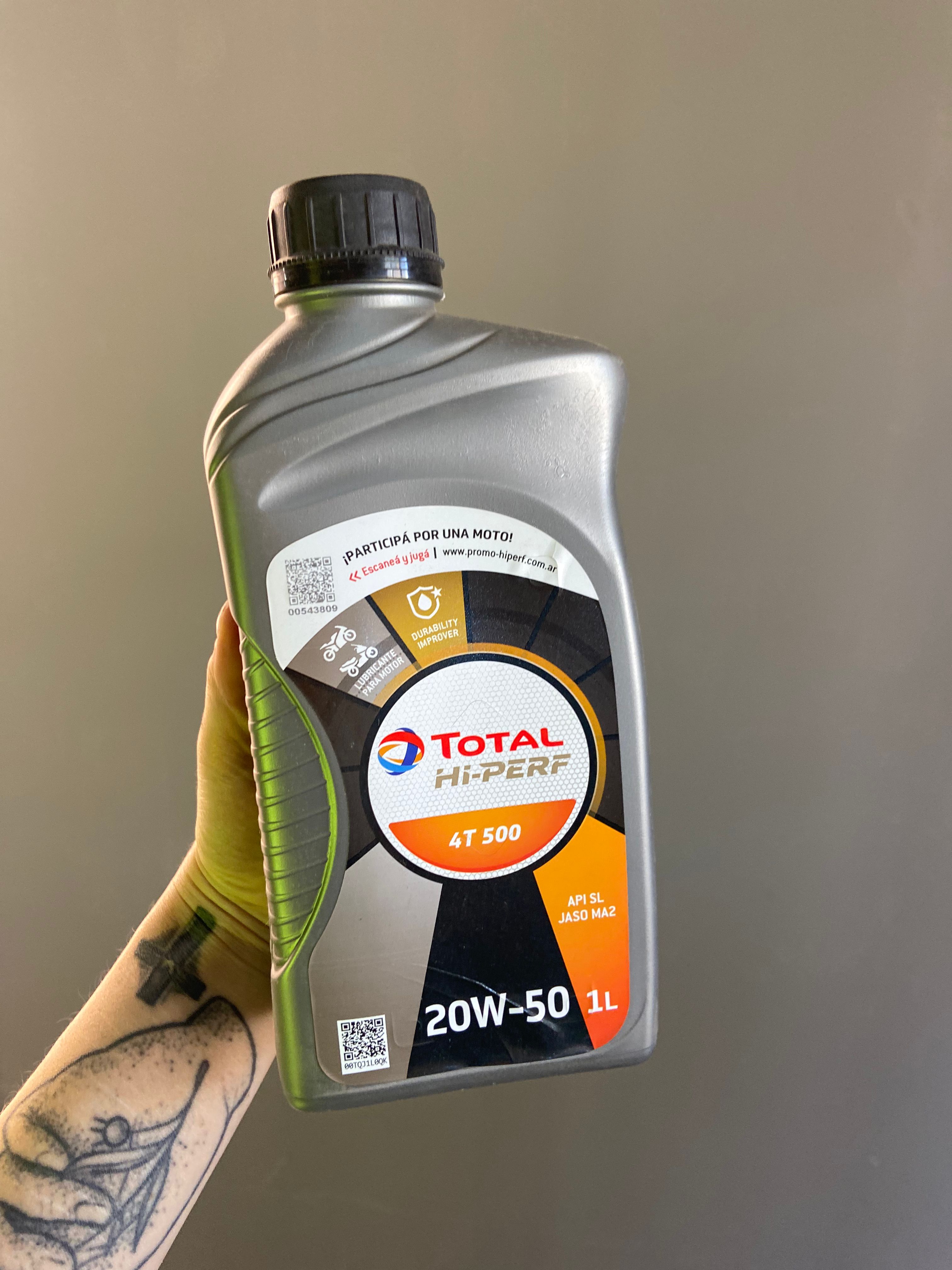Aceite Total 4T   20w-50