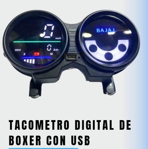 TACOMETRO DIGITAL BOXER CON USB