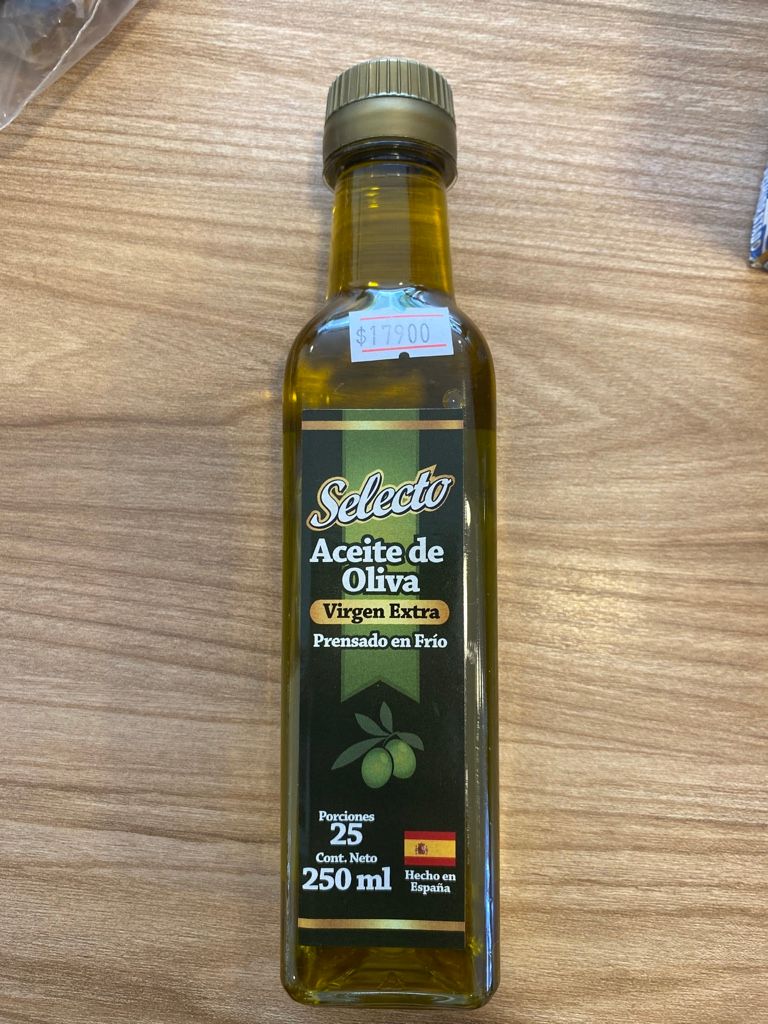 Aceite de oliva selecto x 250ml
