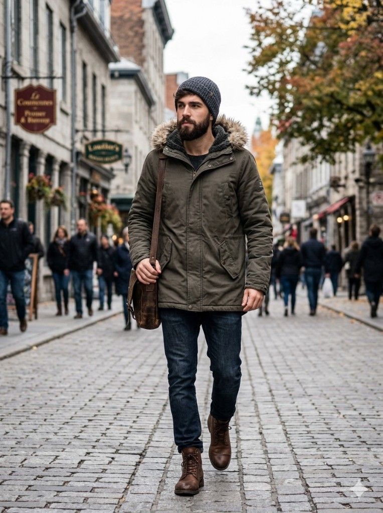 Parka hombre
