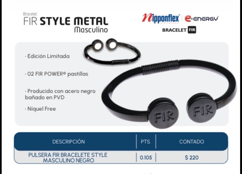 Brazalete Fir Style Metal