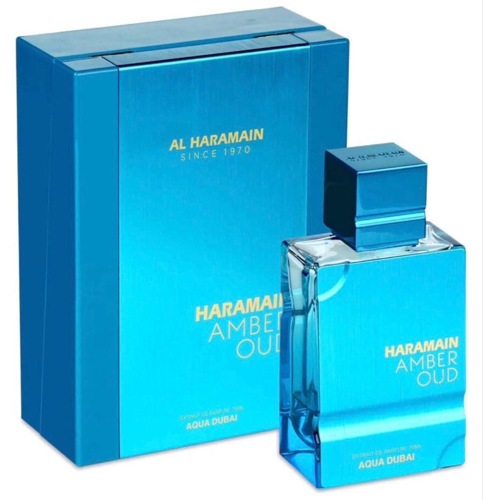 AL HARAMAIN AMBER OUD “AQUA DUBAI” 2.5OZ EDP SPR UNSIEX