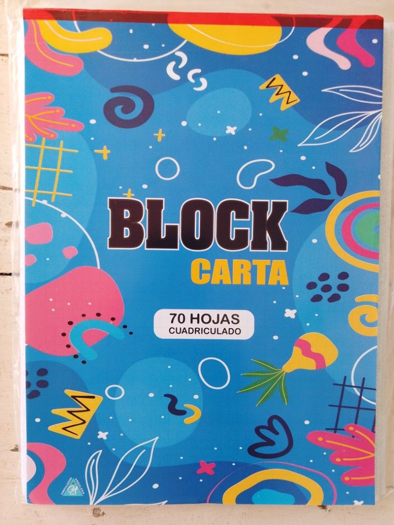 Block carta cuadriculado