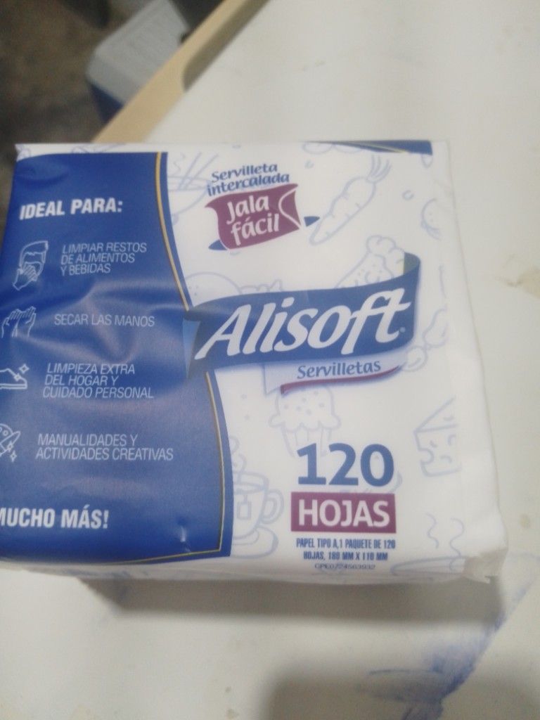 ALISOF SERVILLETAS 120H
