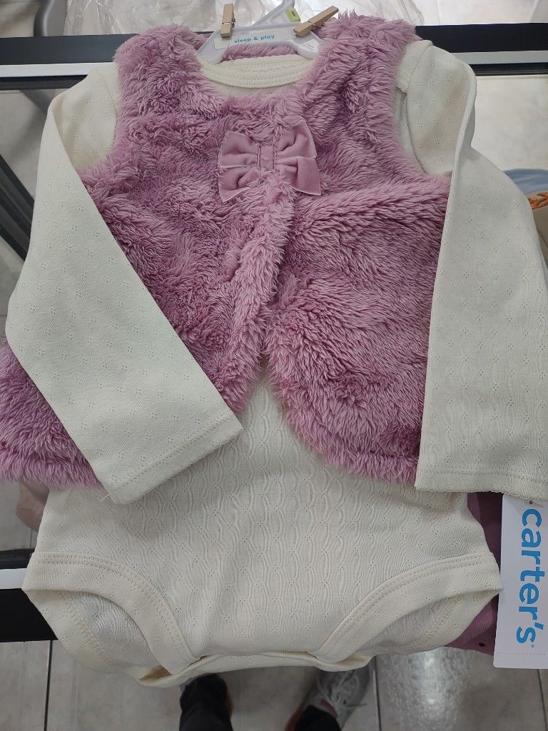 12M niña chaleco morado