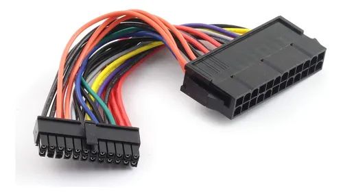 ADAPTADOR CABLE FUENTE 24 PINES A 24 MINI