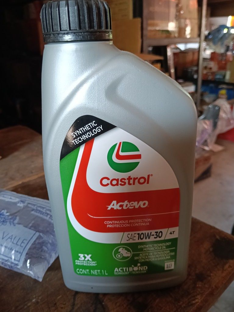 ACEITE 10W-30 4T ACTEVO CASTROL