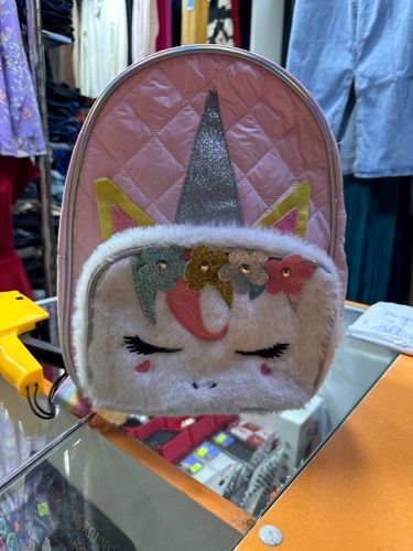 MOCHILA DE UNICORNIO ROSADO