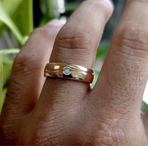 Anillo matrimonial de hombre