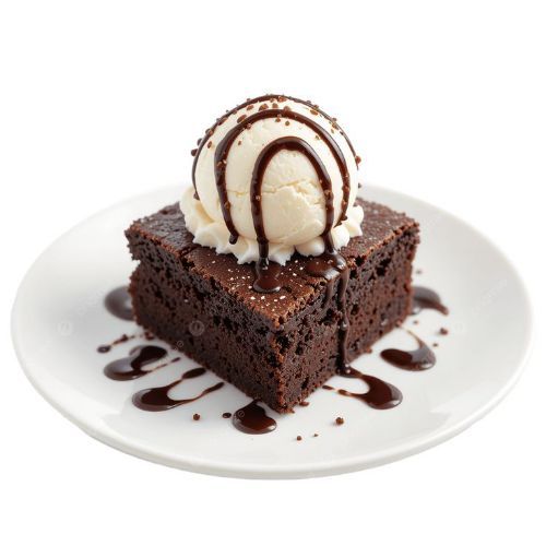 Brownie con Helado