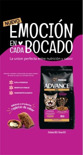 advance adulto premium almohaditas 8kg