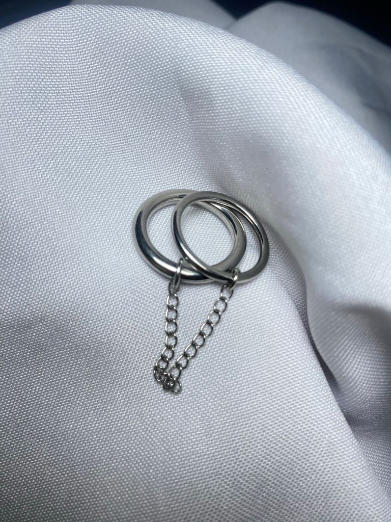 Anillo 2 en 1 plata