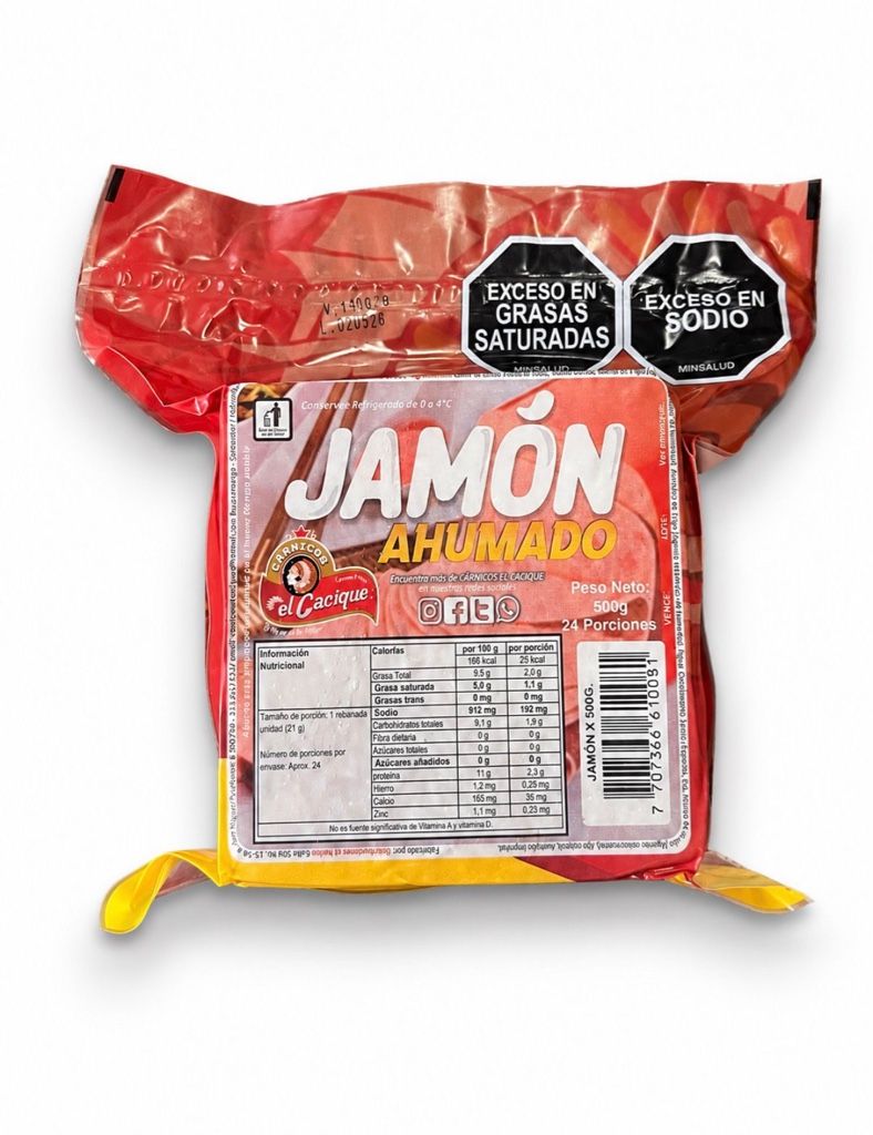 Jamón ahumado por 480g