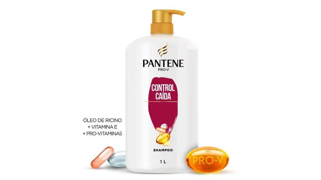 Shampoo Pantene control caída 1l