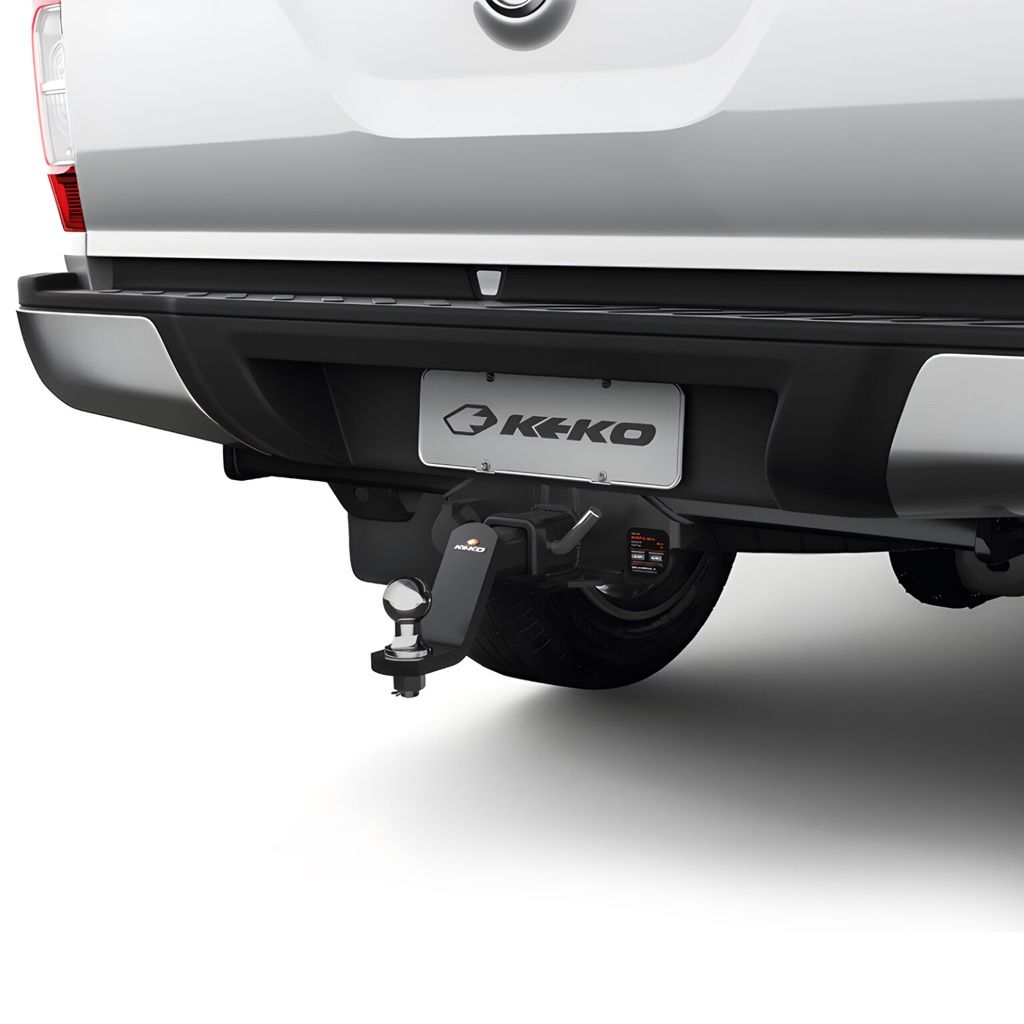 Enganche De Trailer Keko K1 Acero Carbono Negro Nissan NP300 Frontier 2015+ 4500 kg