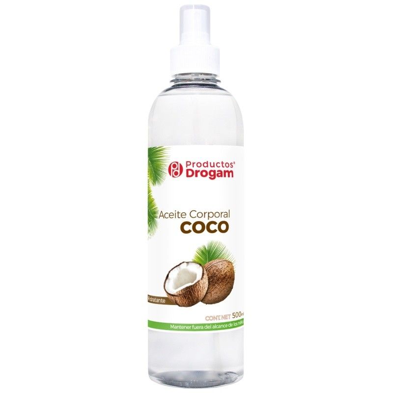 ACEITE CORPORAL DE COCO 500ML DROGAM