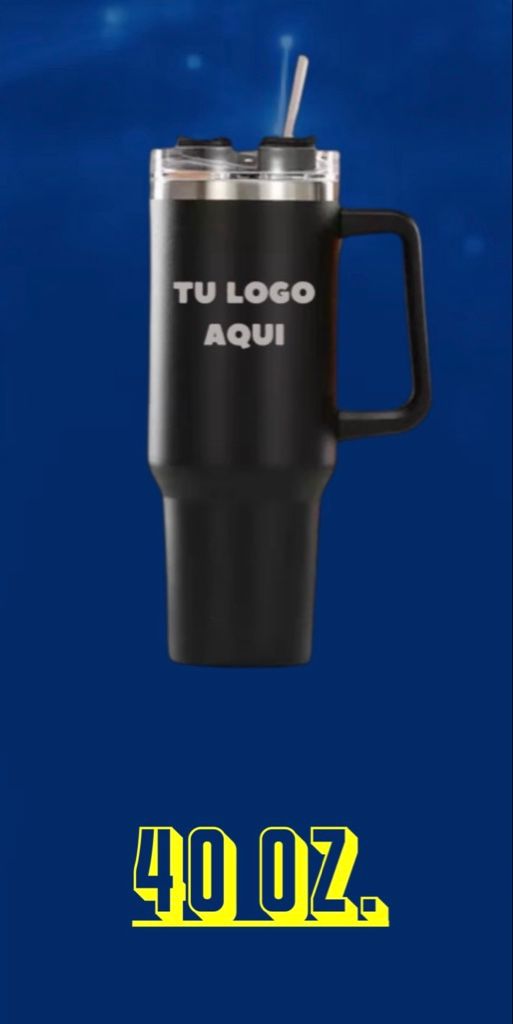 Termo acero inoxidable 40 oz con grabado láser incluido