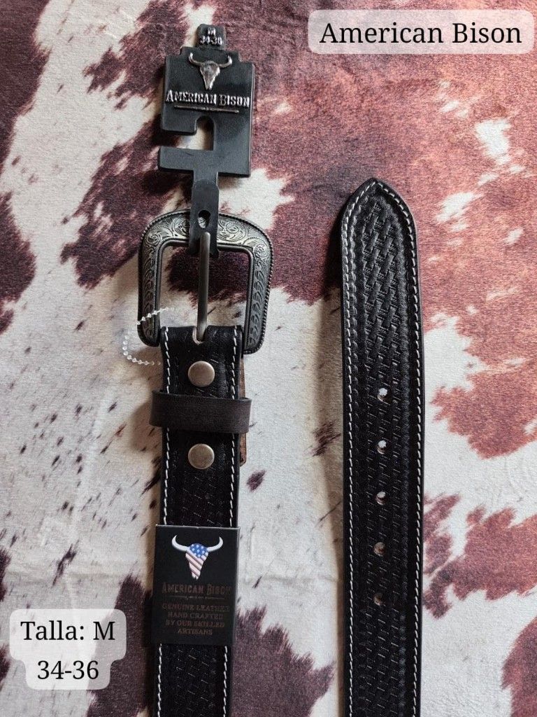 American Bison Black grabado