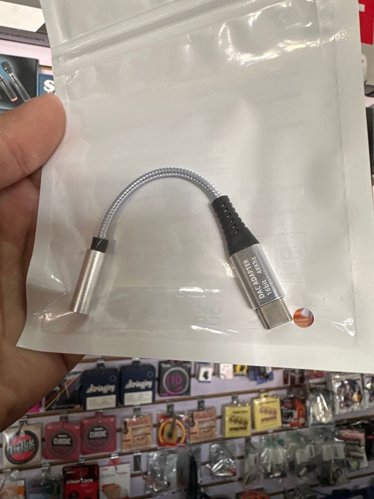 Adaptador 3.5 a tipo C DAC forrado