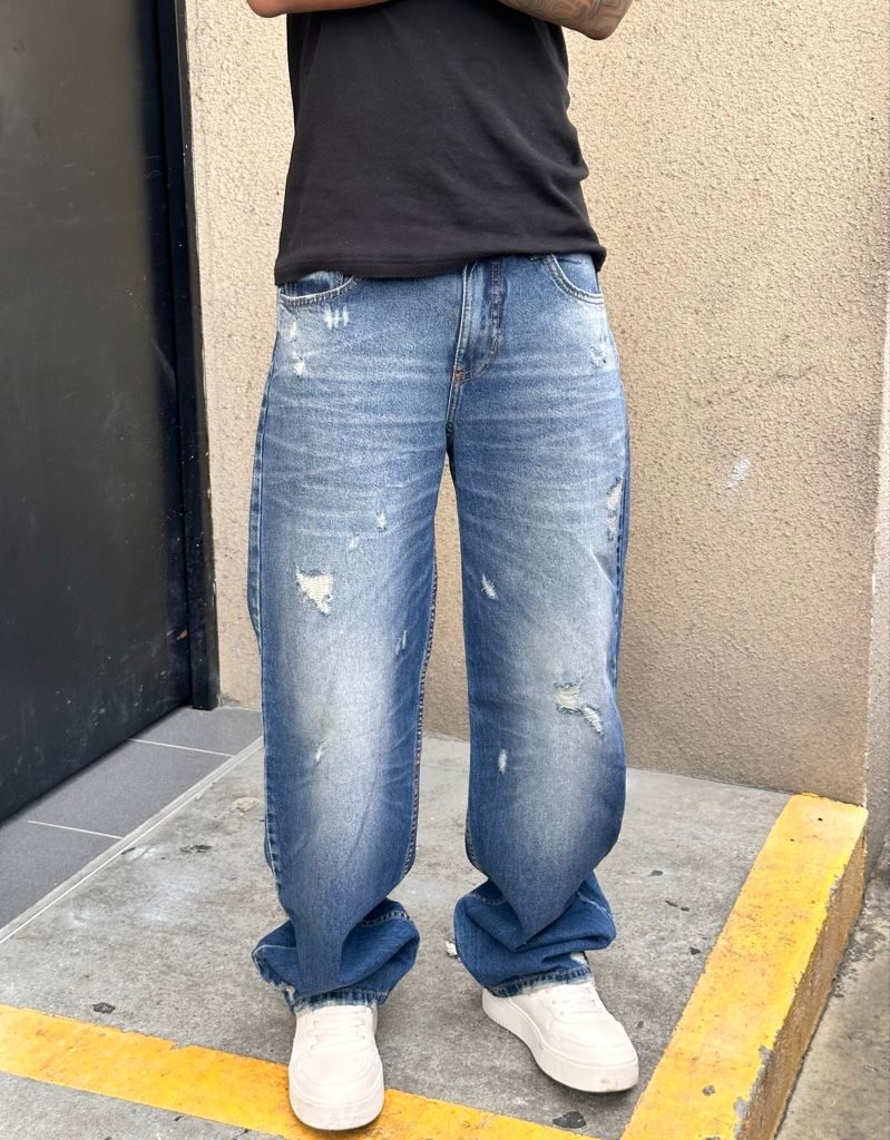 Baggy destroyer azul -BG05