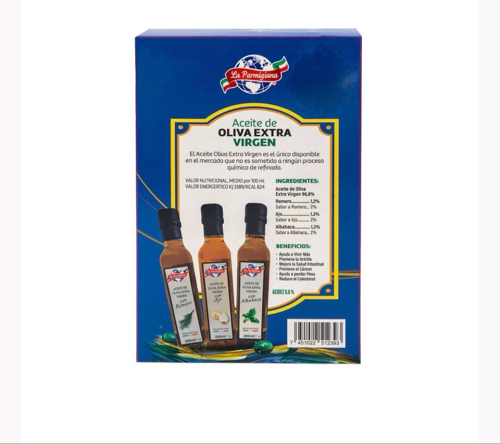 Aceite de Oliva Extra Virgen Saborizados