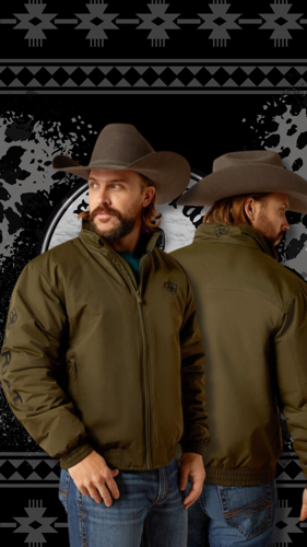 Abrigo Ariat Verde talla M