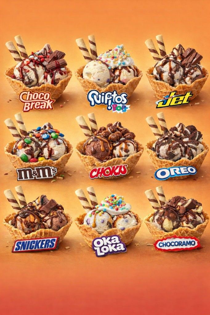 Canasta Sundae Especial Gold