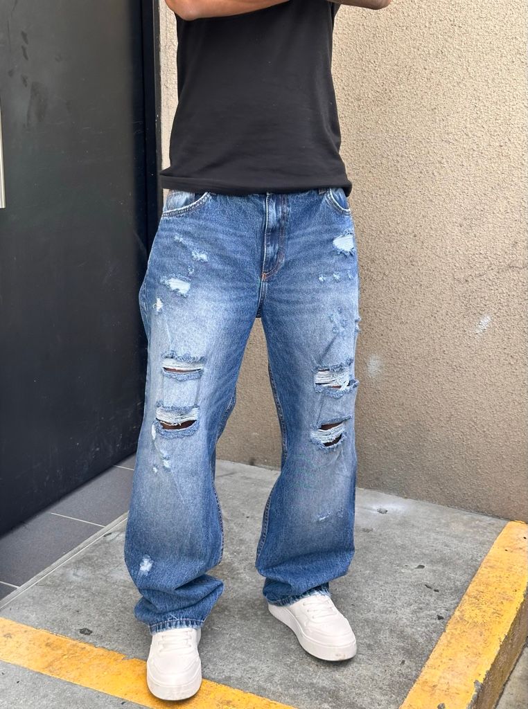 Baggy rotos azuL -BG02