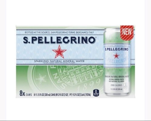 Agua Gasificada en Lata San Pellegrino