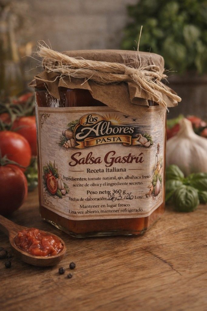 Gastru. Salsa Italiana en pote 350cc.