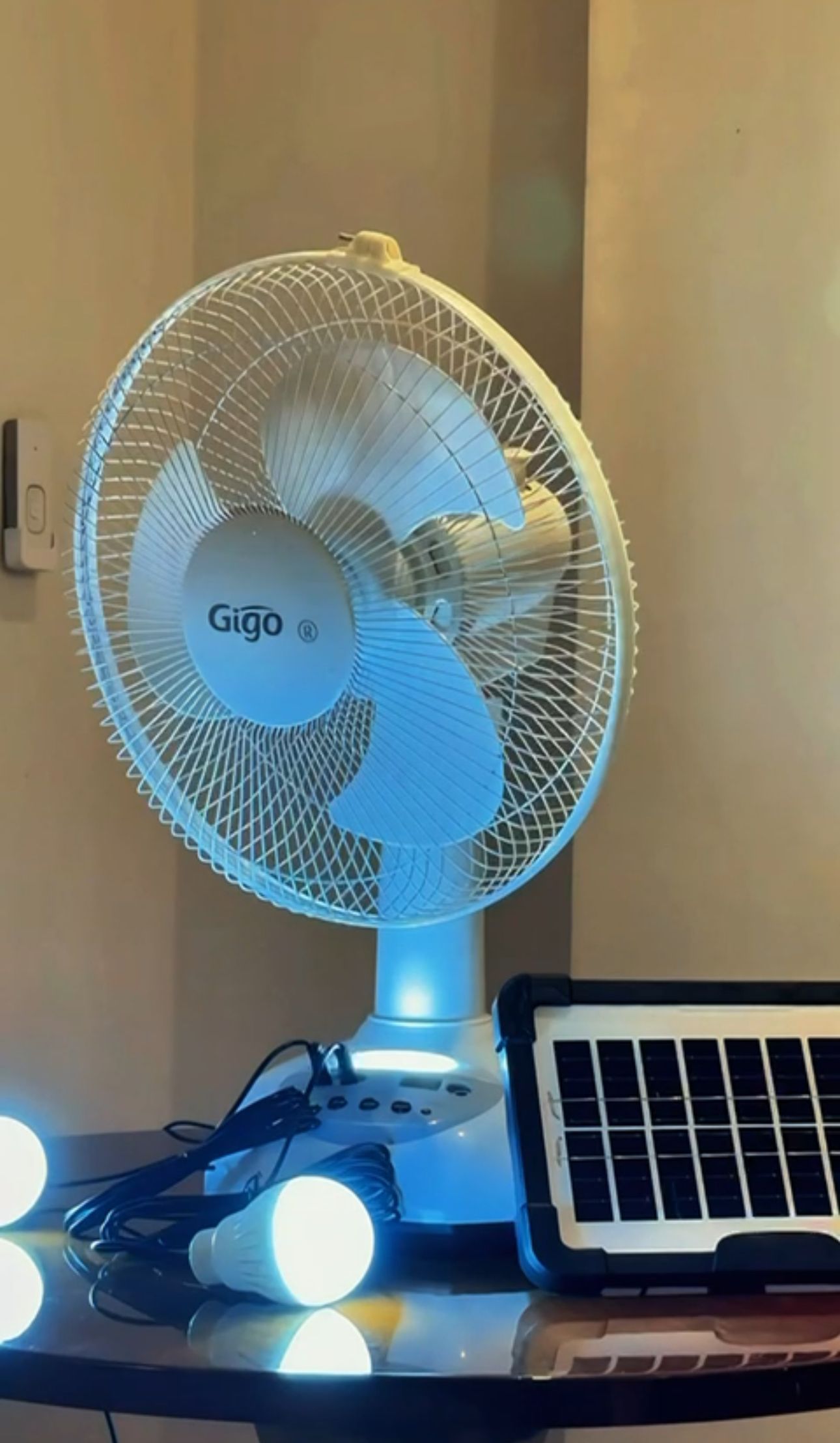 Abanico solar G-12SL