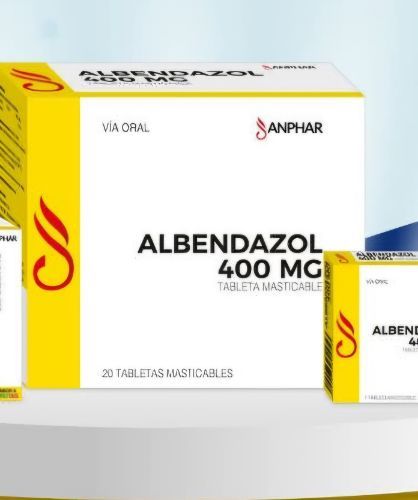 Albendazol x20 tab. Masticables 400mg