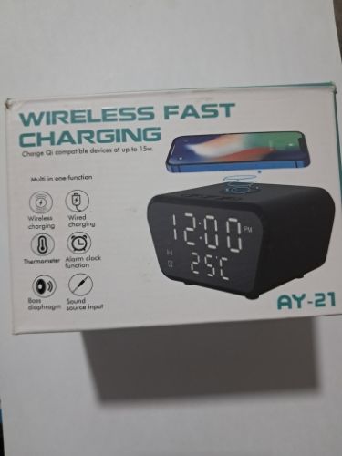 Alarma con cargador inalambrico