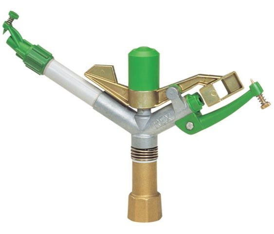 ASPERSOR 1" REX DOBLE VERDE BRONCE