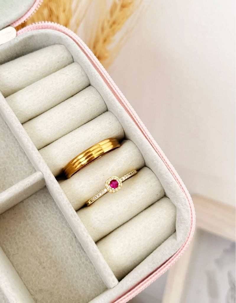 Anillo cuadrado mini