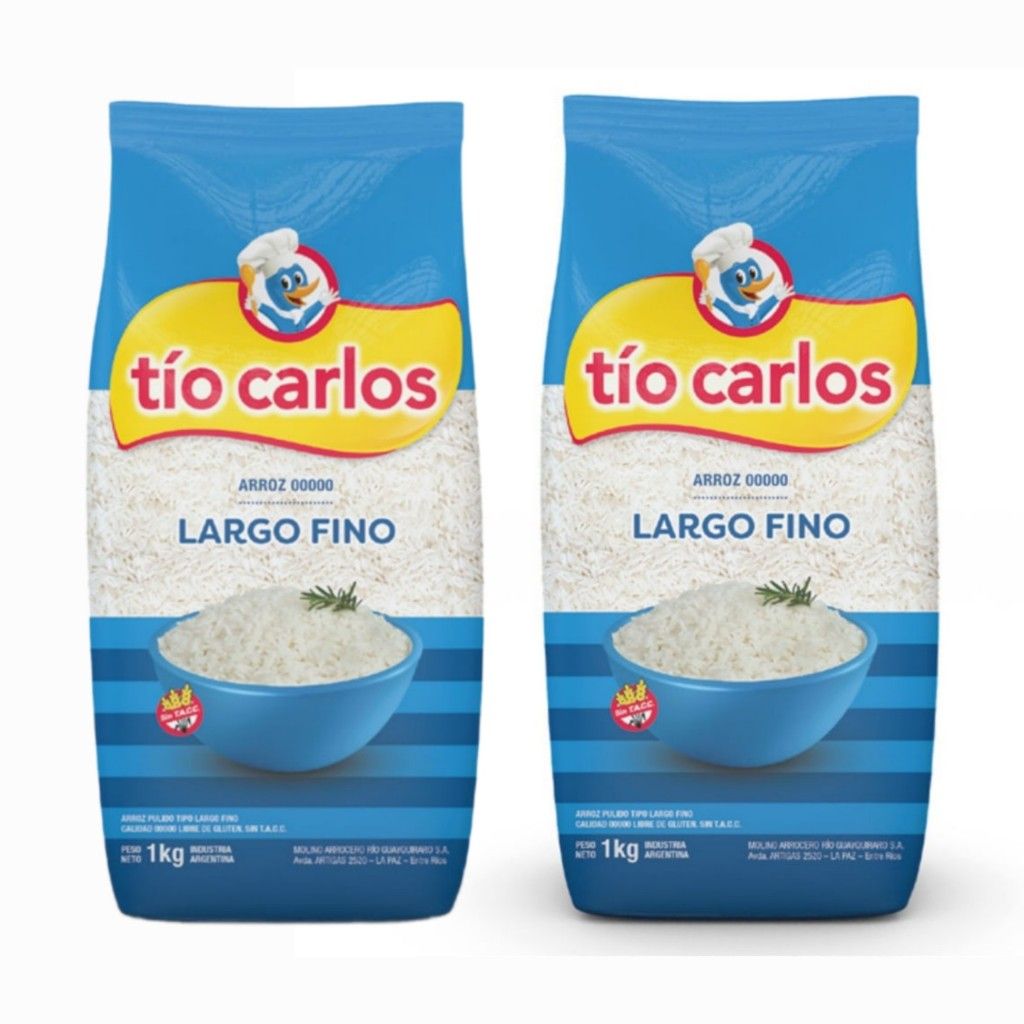 2 Arróz Tio Carlos x 1Kg (Oferta)