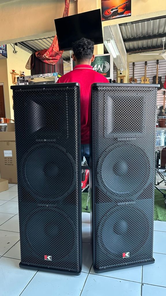 Kohlt Kas2252 columnas dobles de 15” protoduro profesional bobina 3” driver 22”