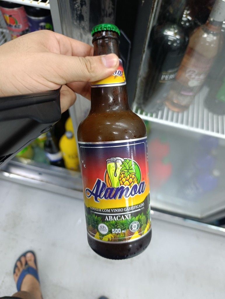 ALAMAOA ABACAXI VIDRO 500ML