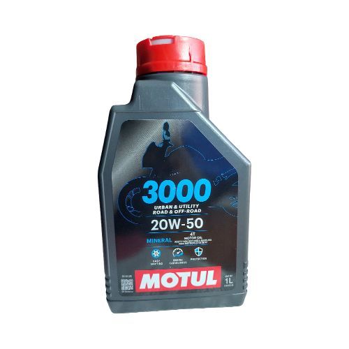 Aceite (4 Tp) 3000 SAE 20W-50 Motul (1 lt)