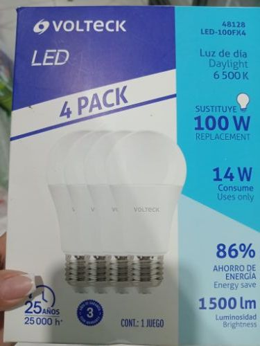 4 Pack de Focos  Volteck