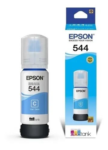 BOTELLA DE TINTA ORIGINAL EPSON T544 AZUL (L1110-L3110-L3150-L5190)
