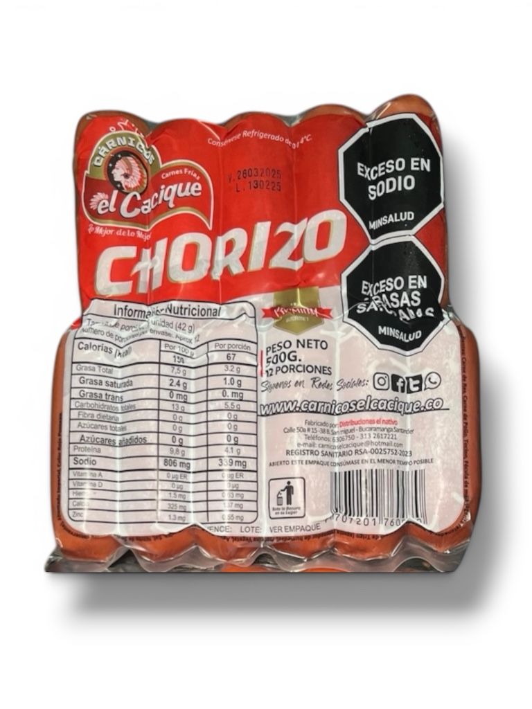 Chorizo x 11 und 500g