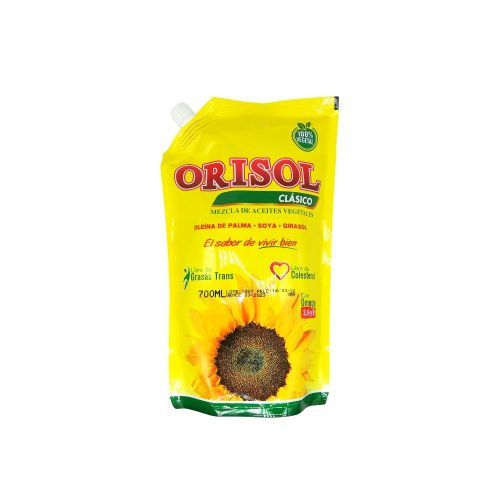 Aceite Orisol Clásico Bolsa 700 ml